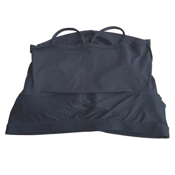 Gap Studio Long Line Sports Bra Black Cross Straps Back Size XL NWT - Picture 5 of 7